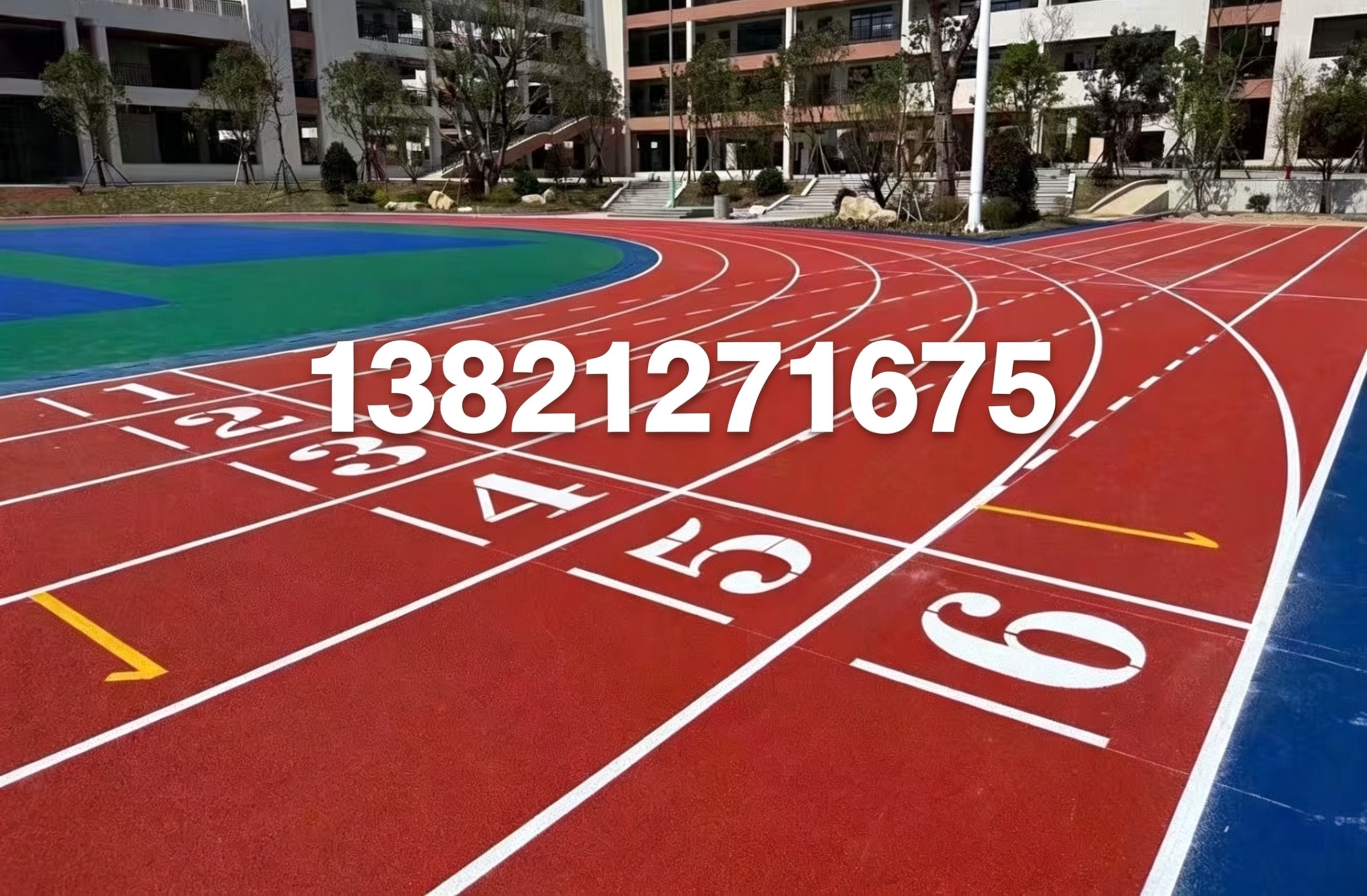 克拉玛依市人造草坪塑胶跑道 - 一站式服务